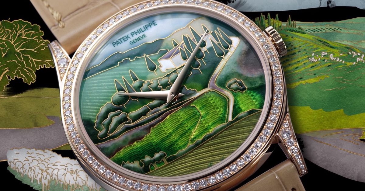 Patek philippe enamel sale